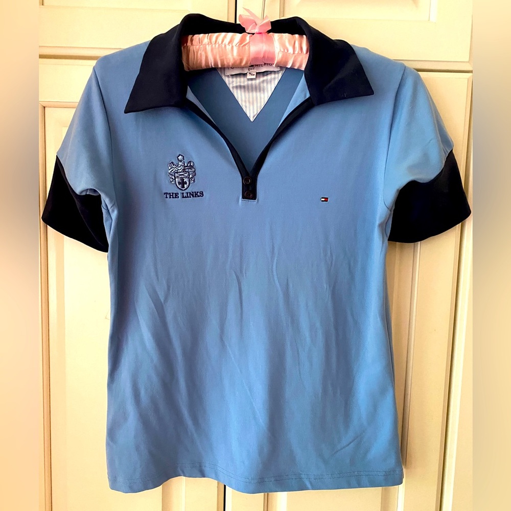 The Links at Fancourt polo shirt Tommy Hilfiger South Africa Golf blue size S
